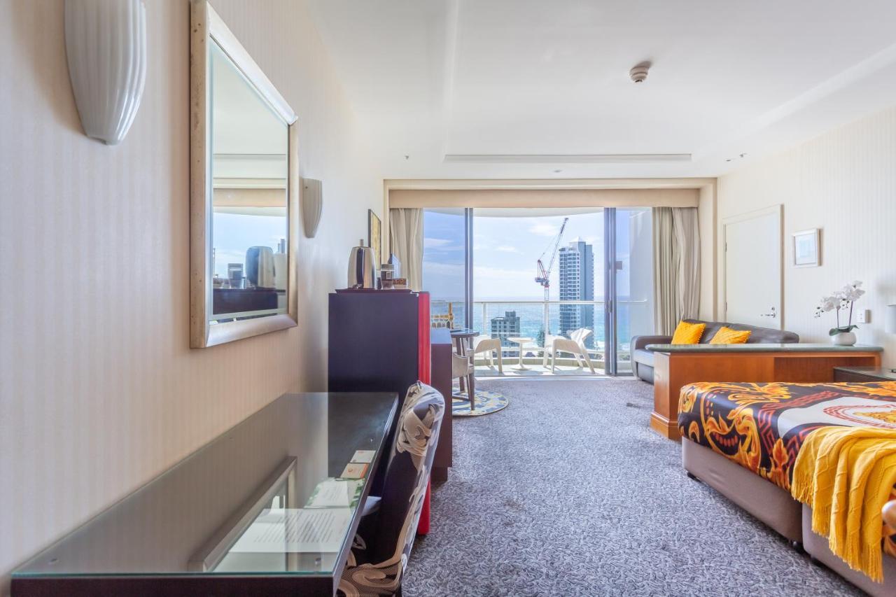 Luxury Privately Owned Ocean View Studio Apartments At O4Ks Gold Tower Gold Coast Eksteriør billede